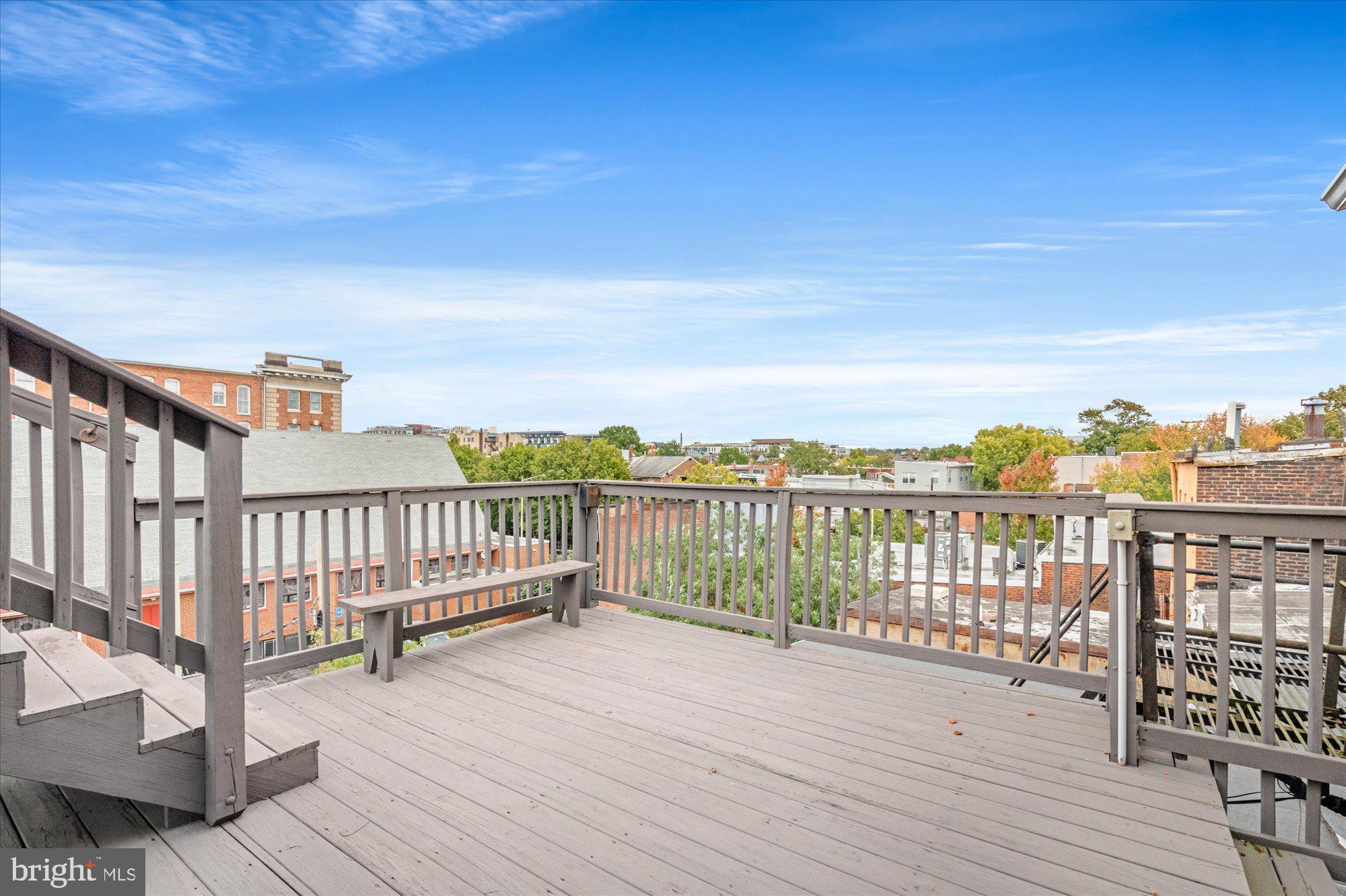 1209 S Street Northwest Washington, DC 20009 - Photo 55 of 64 Lower roof deck