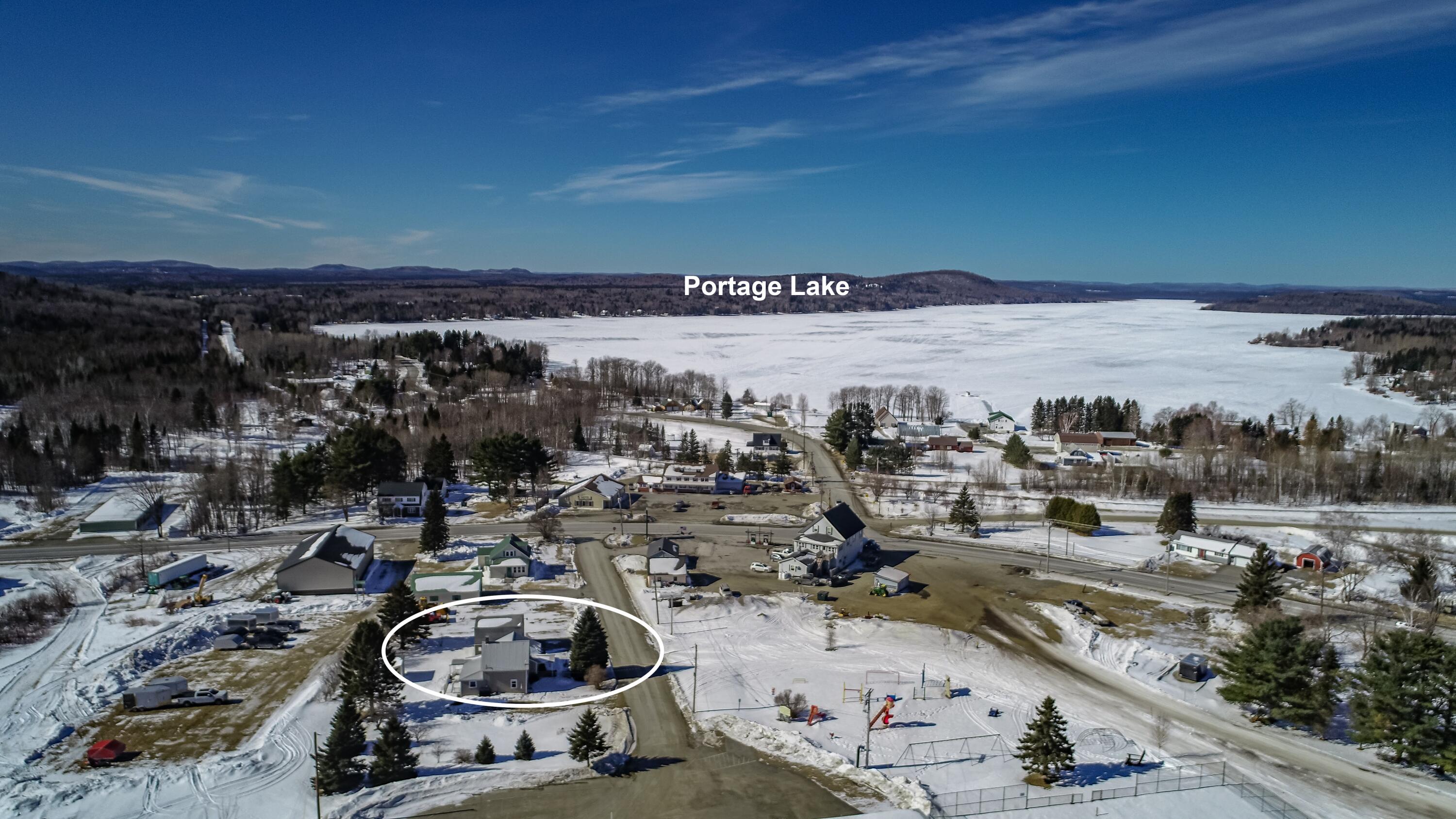 8 School Street Portage, ME 04768 - Photo 2 of 32 School Street Portage Lake Aerials-2