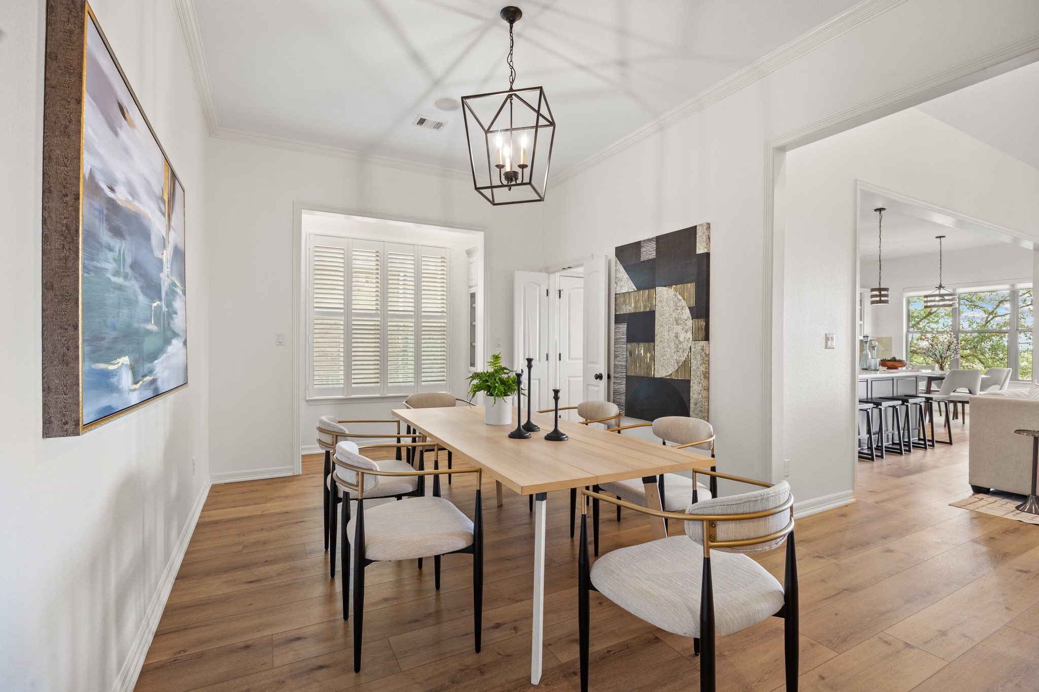 366 Mirafield Lane Austin, TX 78737 - Photo 12 of 34 Formal dining with premium built-in cabinetry