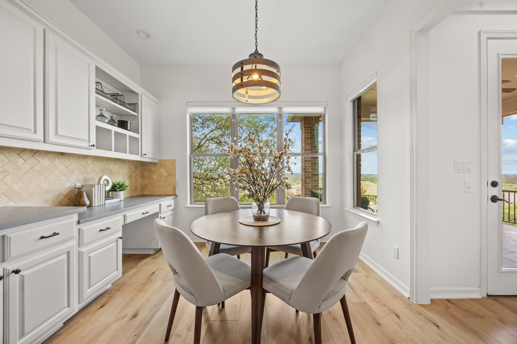 366 Mirafield Lane Austin, TX 78737 - Photo 21 of 34 Morning room with panoramic hill country views