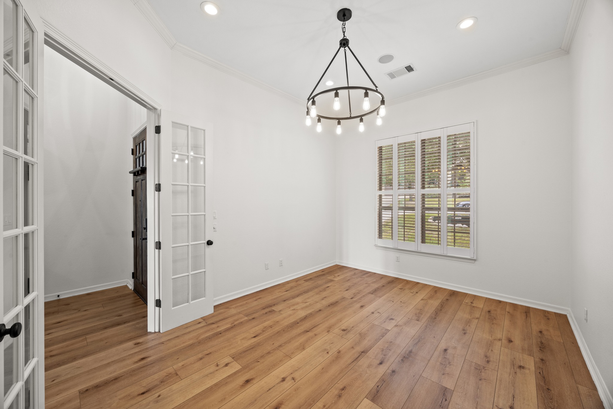 366 Mirafield Lane Austin, TX 78737 - Photo 4 of 34 Dedicated office or flex space with glass French Doors.
