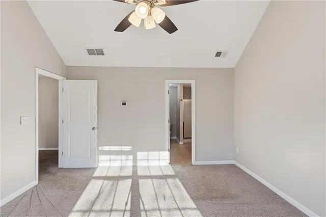 a view of an empty room