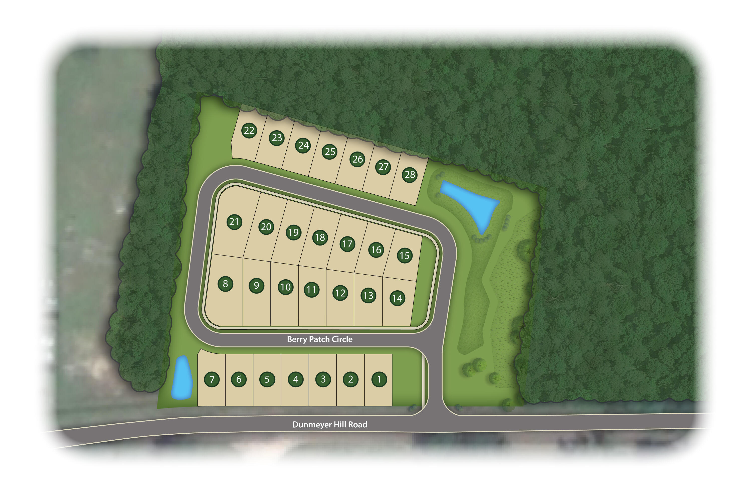 1036 Berry Patch Circle Summerville, SC 29485 - Photo 6 of 8 Dunmeyer Hill Estates Site Map