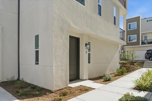 a backyard of a house