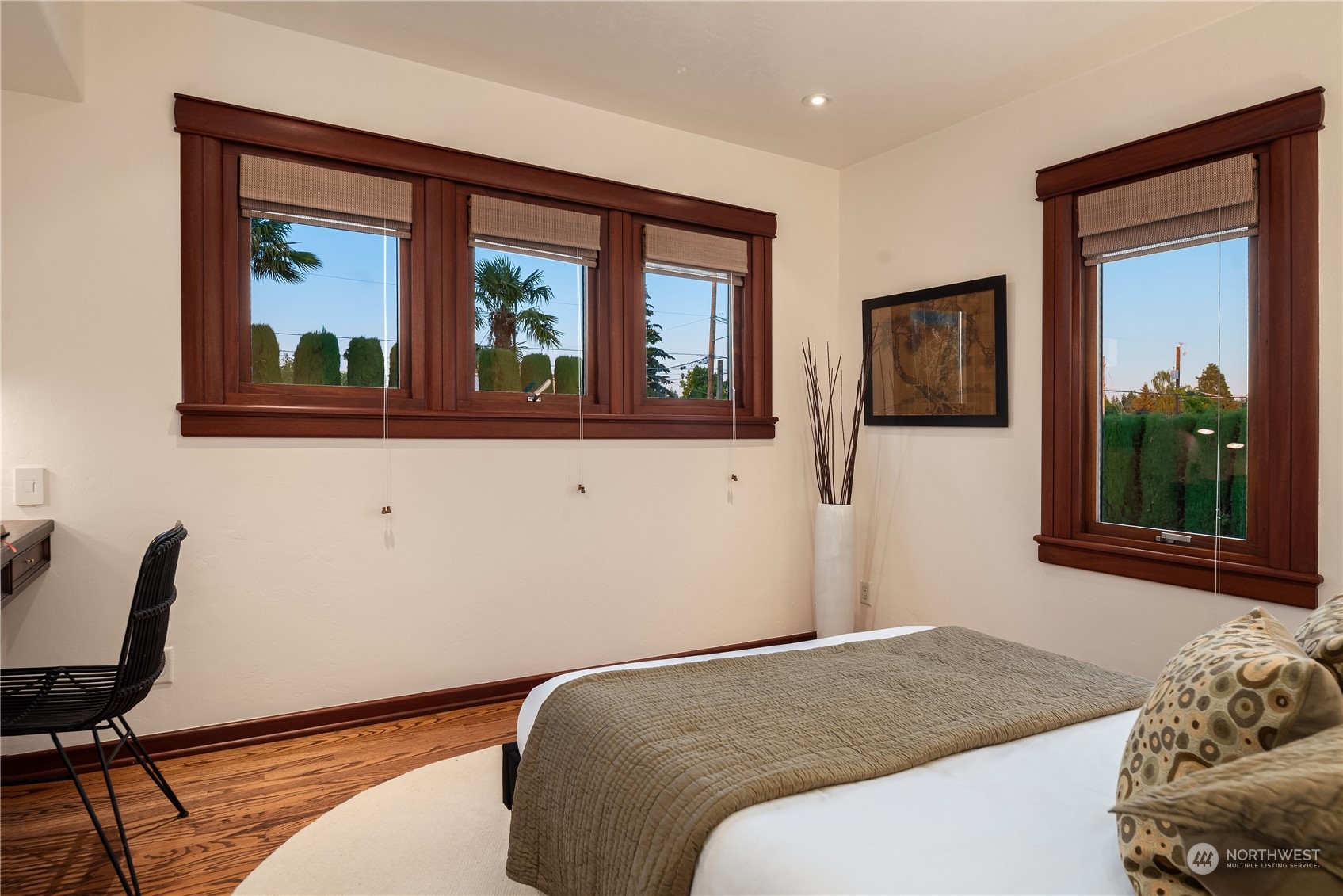 11287 Marine View Drive Southwest Seattle, WA 98146 - Photo 29 of 40 a bedroom with a bed and a window