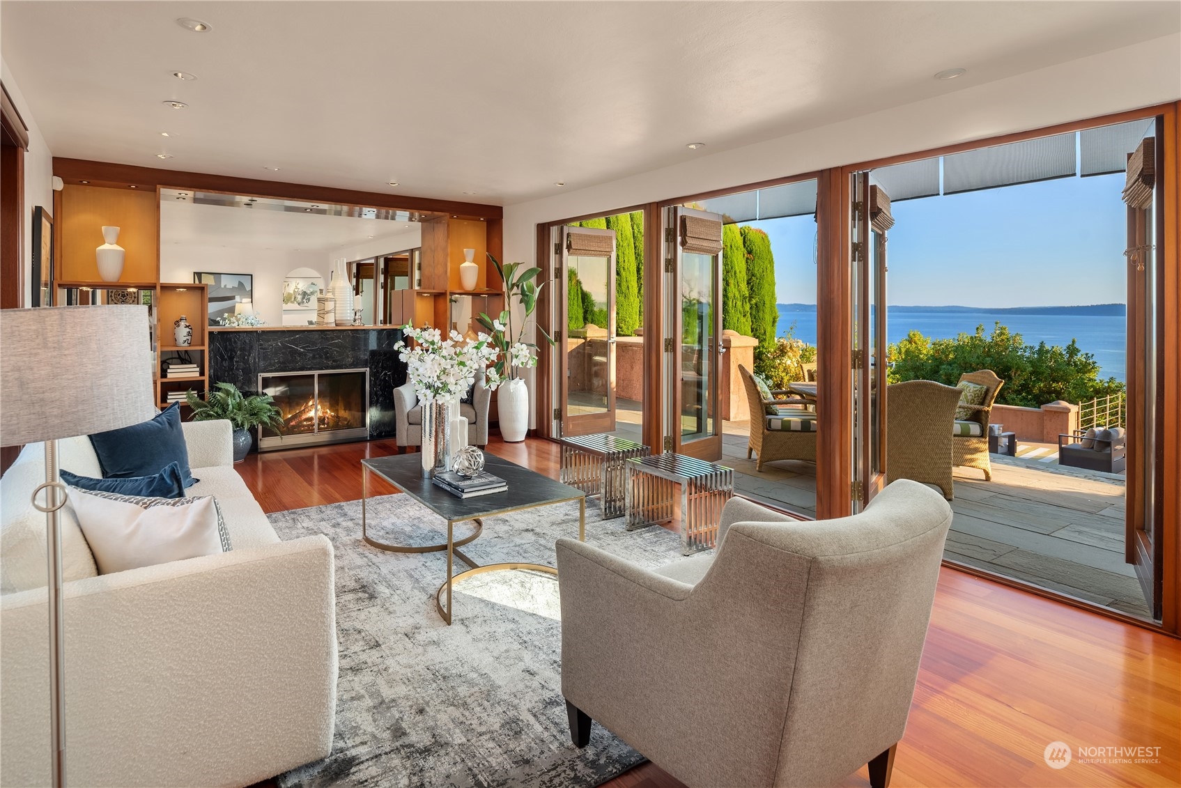 11287 Marine View Drive Southwest Seattle, WA 98146 - Photo 4 of 40 a living room with furniture and a large window