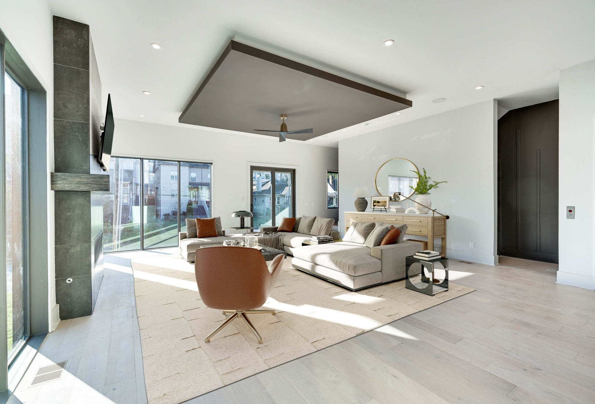 3122 A Belwood Street Nashville, TN 37203 - Photo 18 of 61 a living room with furniture and a large window