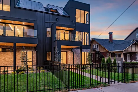 an outdoor view of a house