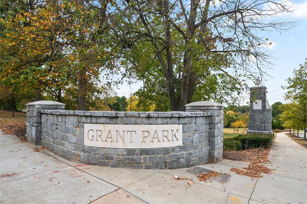 1081 Crest Circle Southeast Atlanta, GA 30312 - Photo 26 of 26 a view of outdoor space with signage and flags