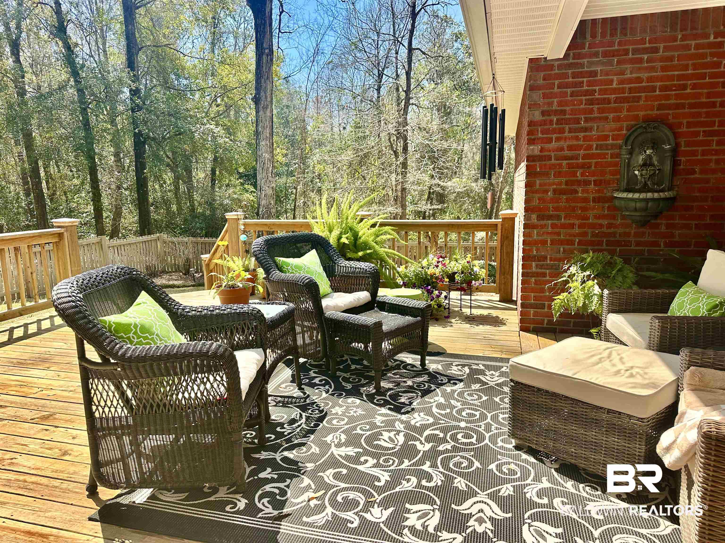 148 Brooks Boulevard Brewton, AL 36426 - Photo 42 of 45 Wooden deck with an outdoor hangout area