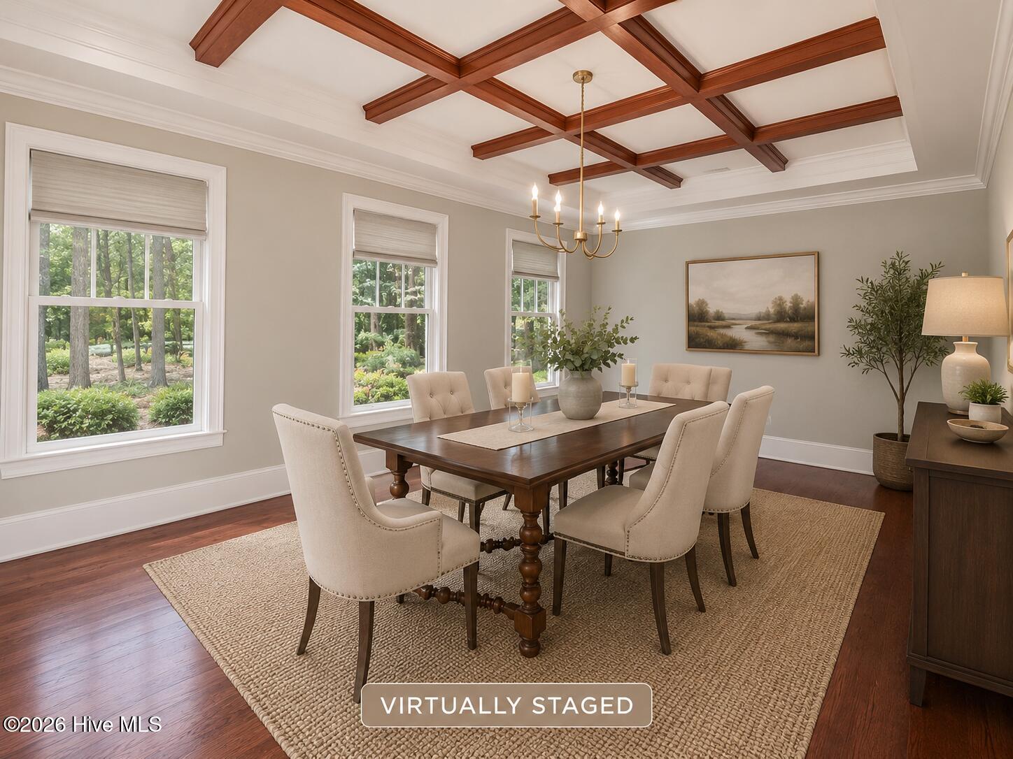 680 North Bethesda Road Southern Pines, NC 28387 - Photo 11 of 51 Dining room virtually staged