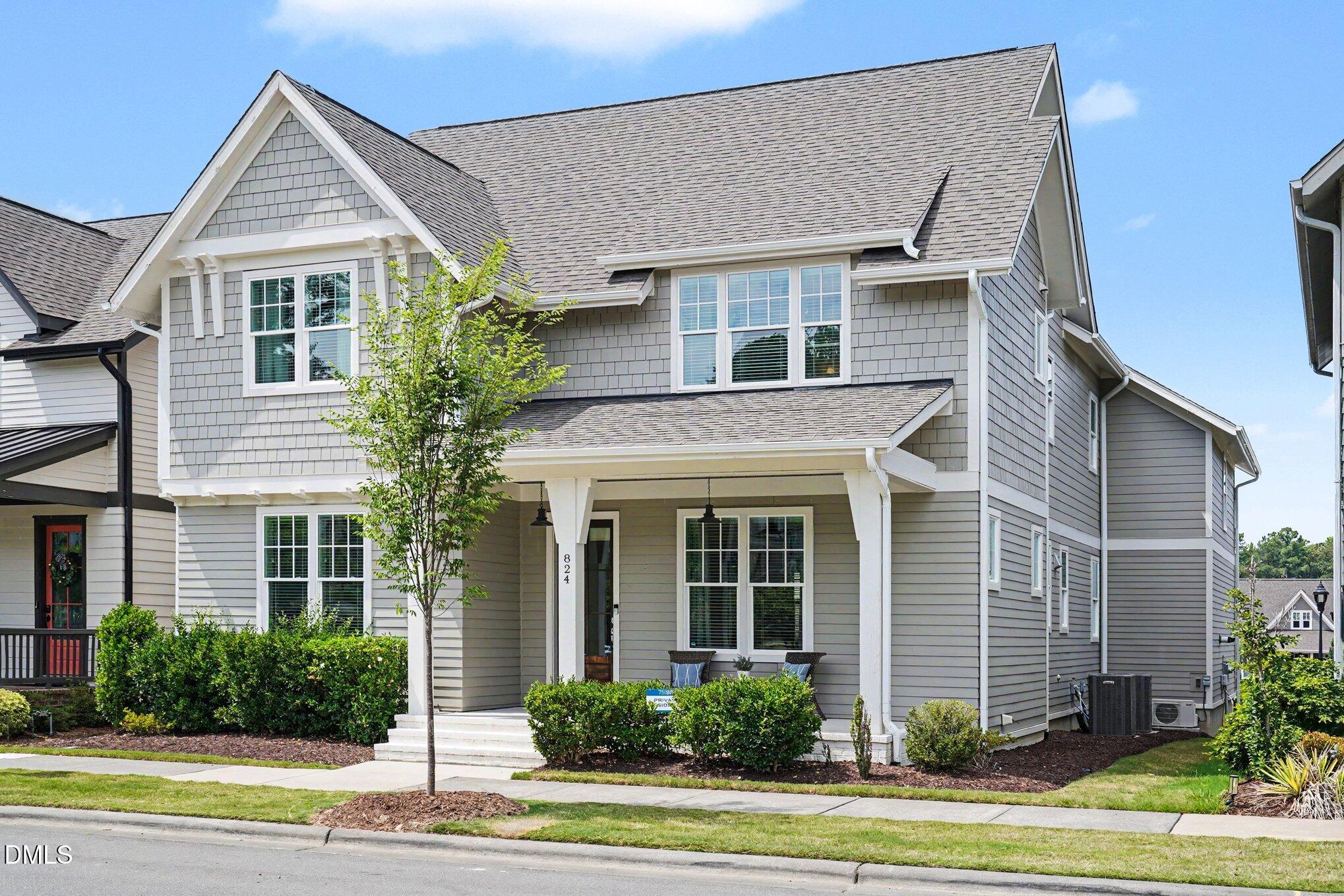 824 Watercolor Way Durham, NC 27713 - Photo 28 of 28 a front view of a house with a yard