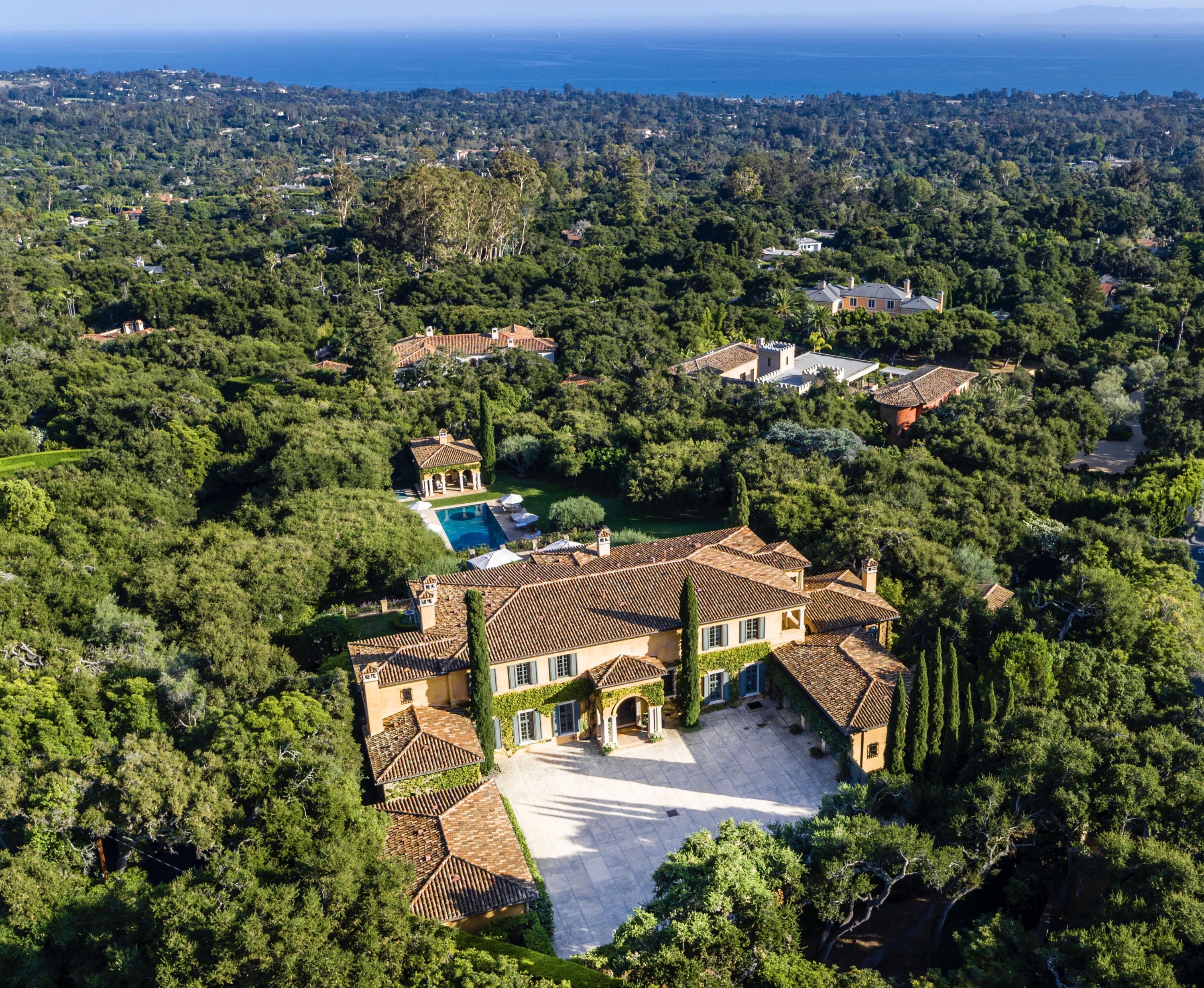 900 Hot Springs Road Montecito, CA 93108 - Photo 4 of 45 Aerial View