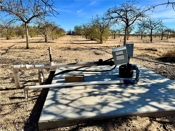 a view of the road with a building in the background