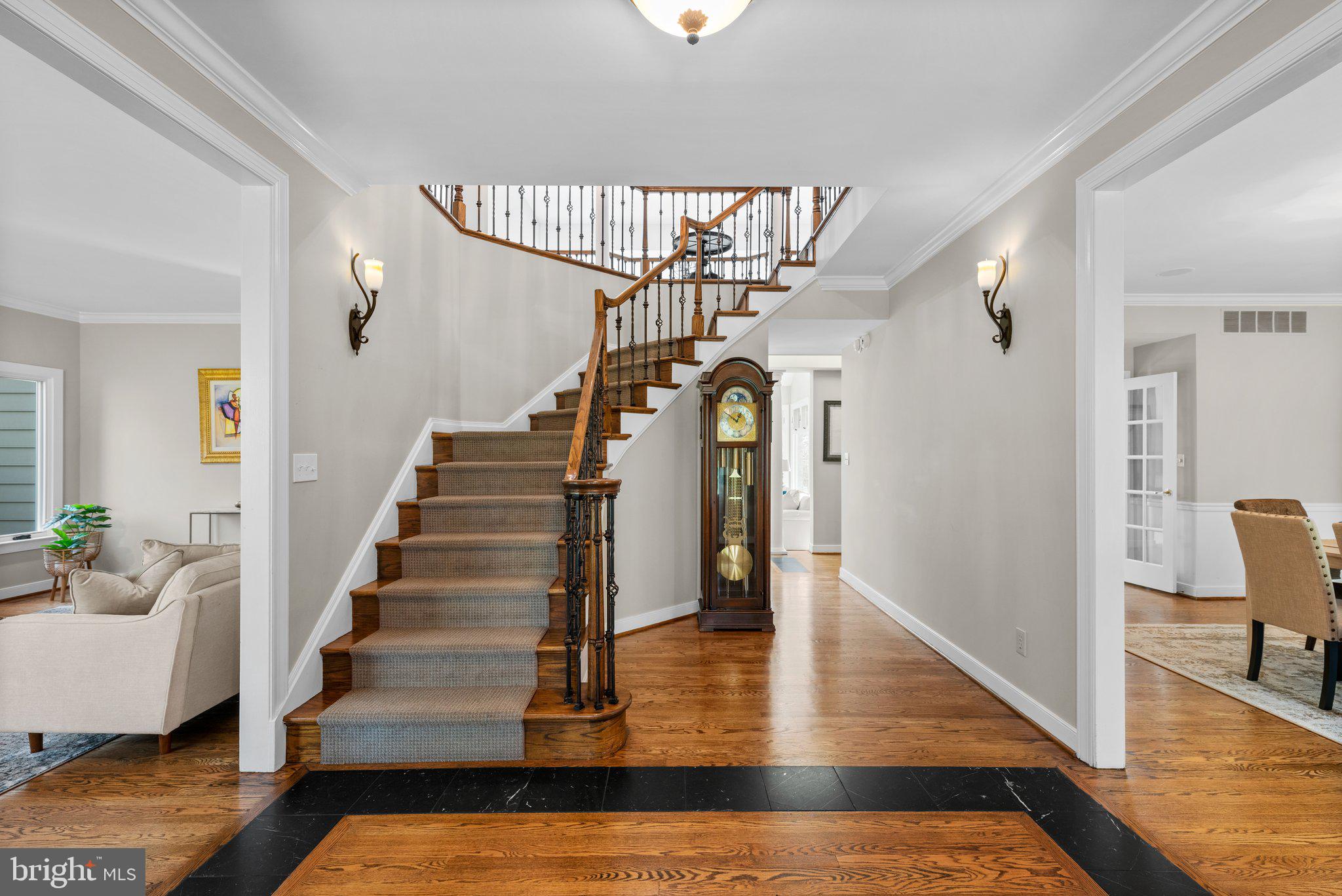 13791 Lakeside Drive Clarksville, MD 21029 - Photo 12 of 90 a view of entryway and hall with wooden floor