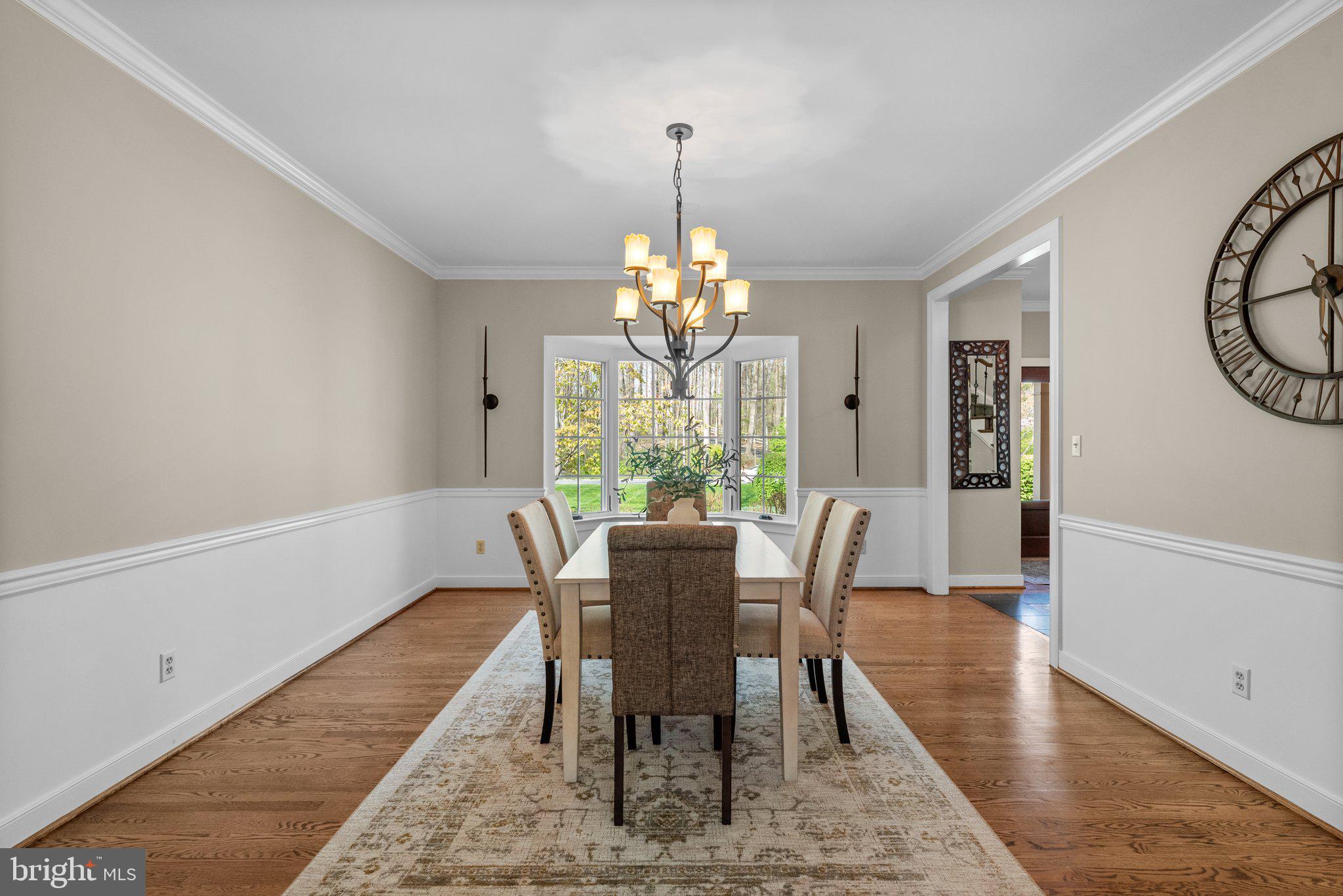 13791 Lakeside Drive Clarksville, MD 21029 - Photo 28 of 90 a view of a dining room with furniture window and wooden floor