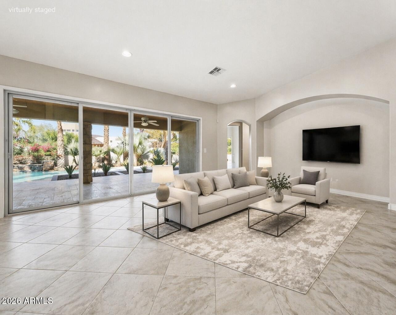 2218 East Brooks Farm Road Gilbert, AZ 85298 - Photo 16 of 60 Virtully Stged Great Room