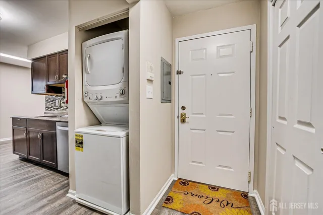 a room with storage and utility