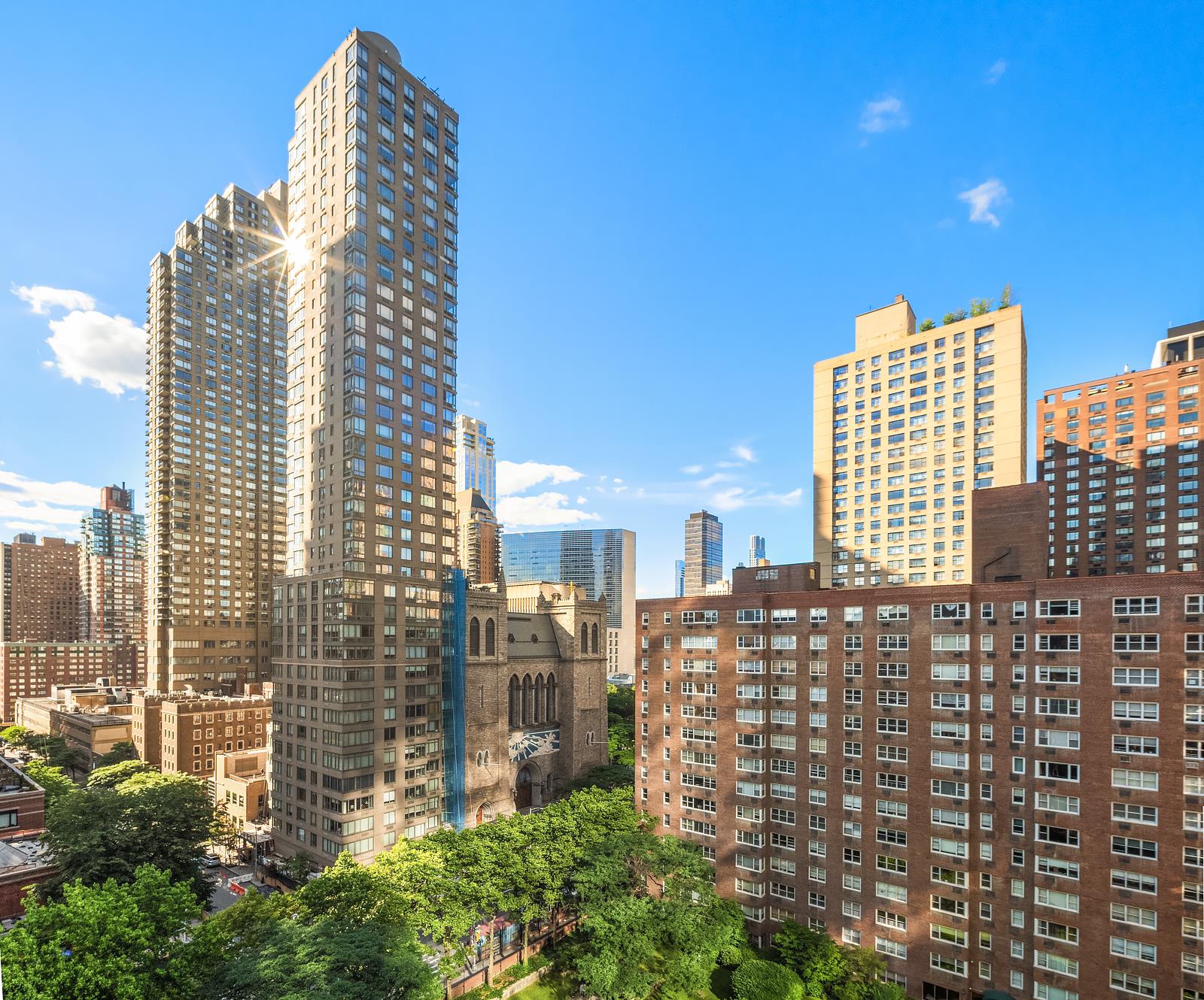 30 West 60th Street, Unit 10S Manhattan, NY 10019 - Photo 10 of 15 a view of a city with tall buildings