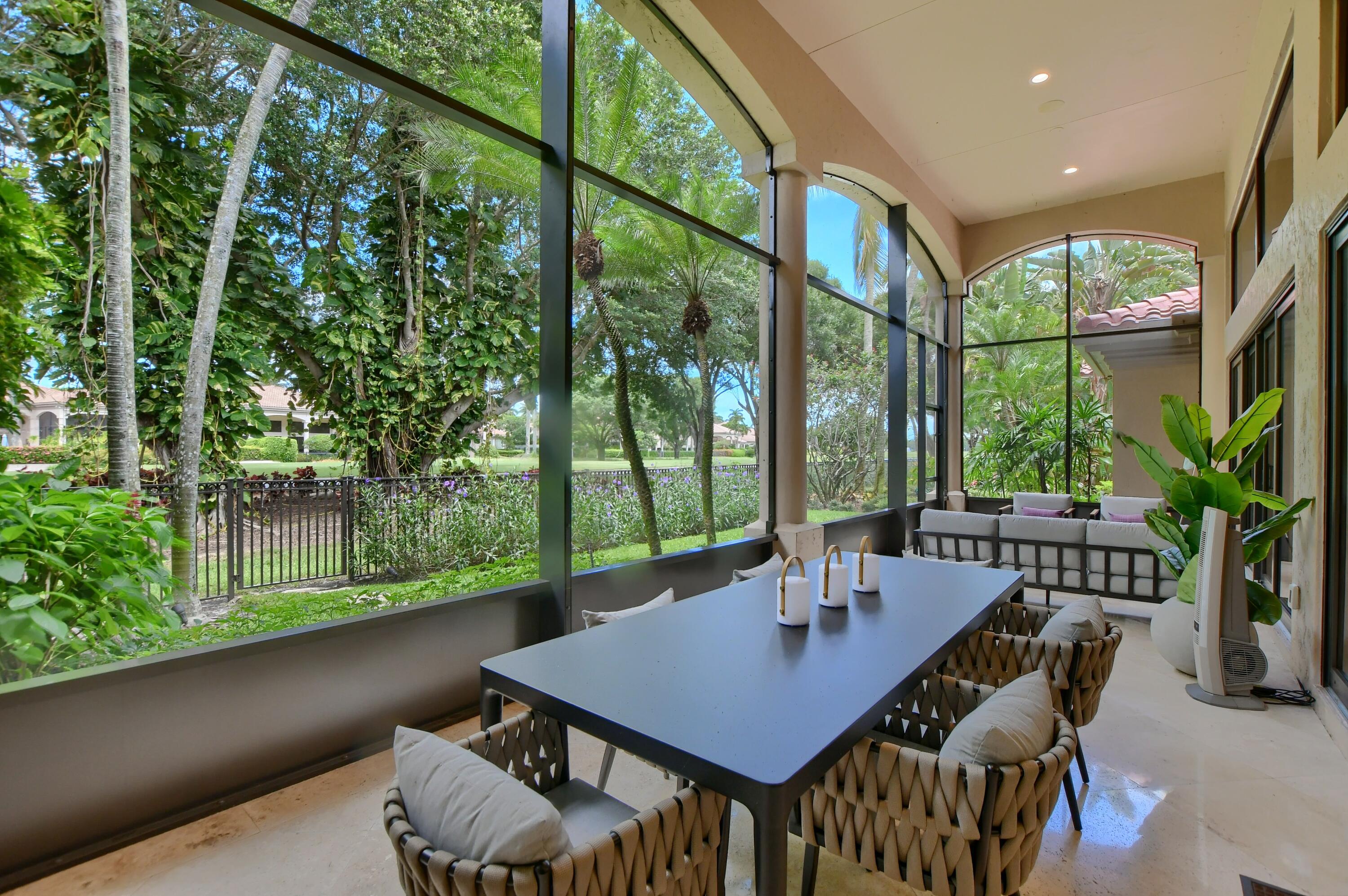 5894 Northwest 25th Court Boca Raton, FL 33496 - Photo 12 of 46 screened-in lanai / golf views