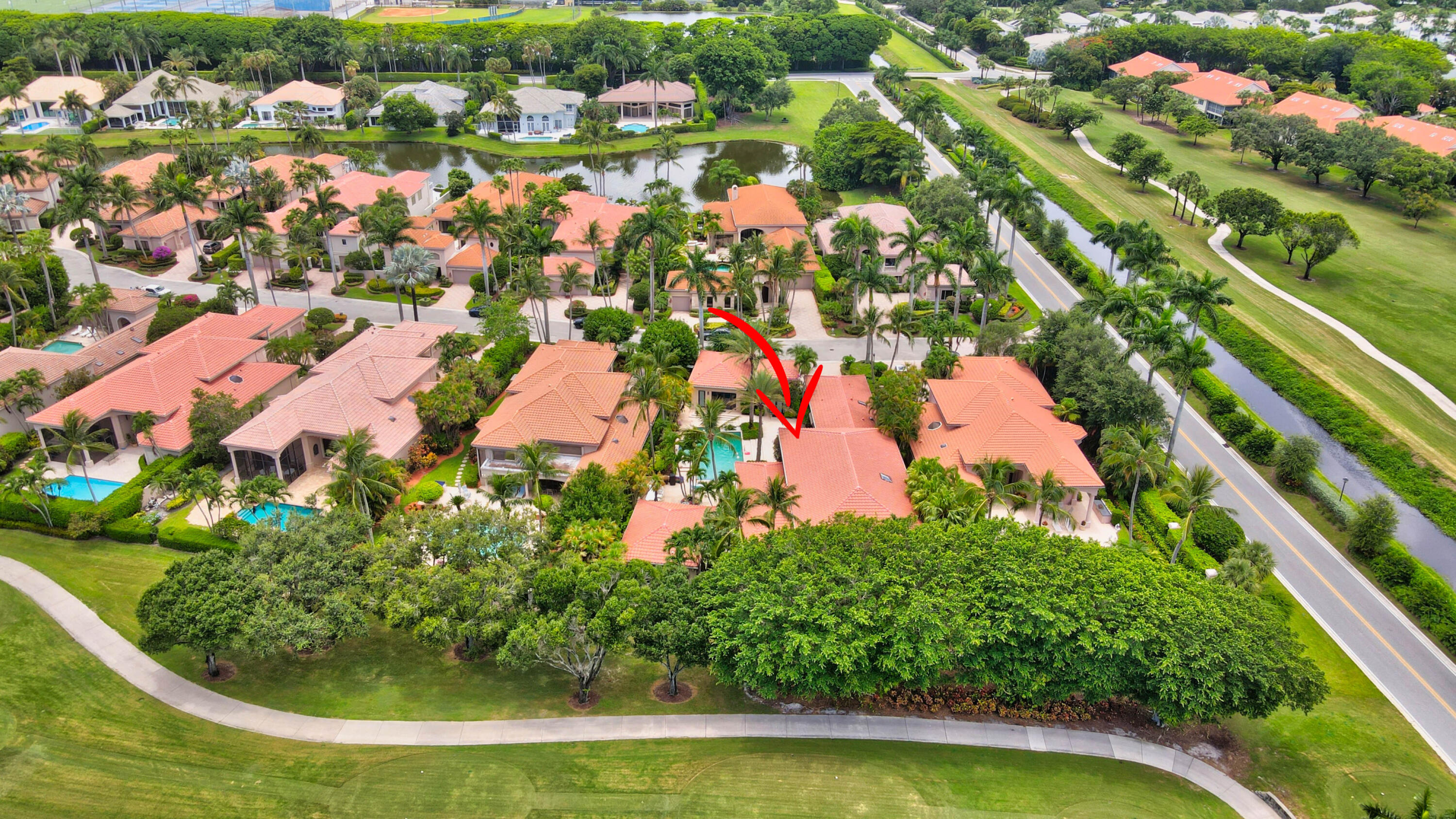 5894 Northwest 25th Court Boca Raton, FL 33496 - Photo 46 of 46 aerial view