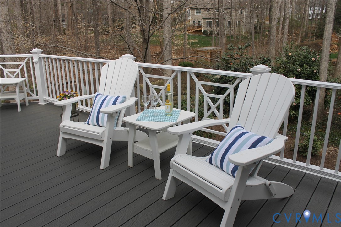 11920 Rothbury Drive Richmond, VA 23236 - Photo 56 of 68 a view of a chairs and table on the deck