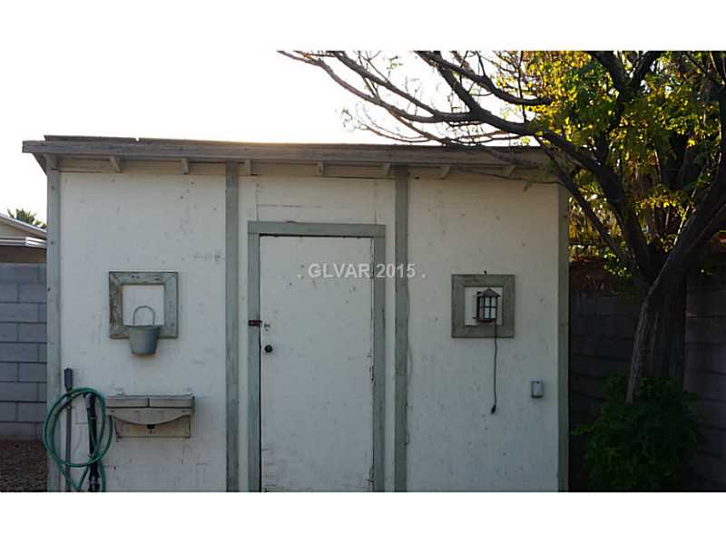 2520 Rialto Road Las Vegas, NV 89108 - Photo 32 of 35 Storage. Storage Shed in Backyard.