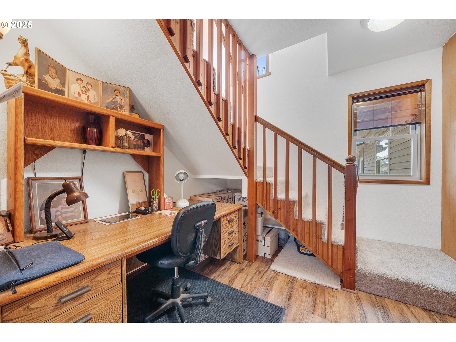 9065 Trask River Road Tillamook, OR 97141 - Photo 21 of 48 a view of a livingroom with furniture and staircase
