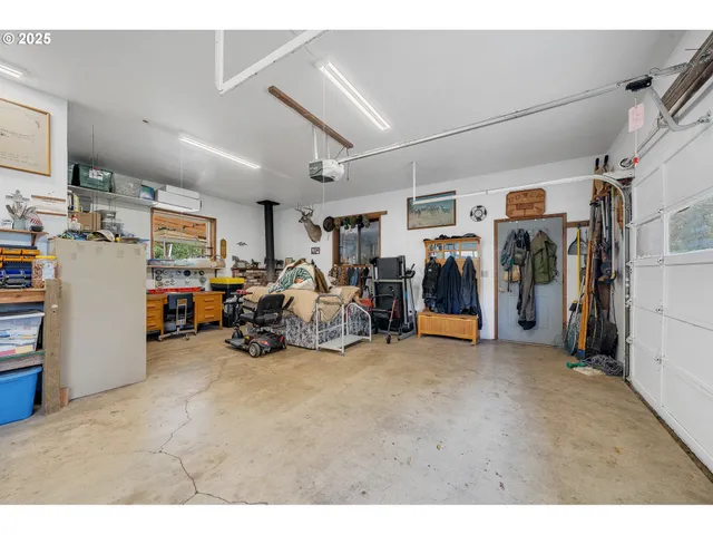 a view of a storage in a room