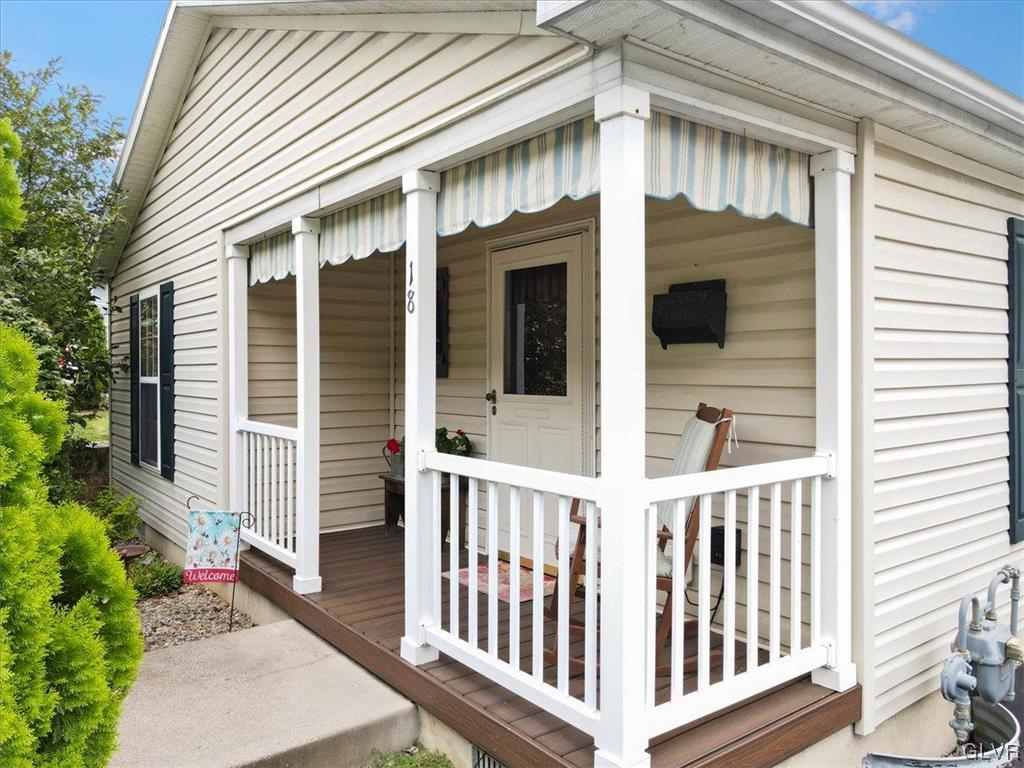 18 Abbey Road Easton, PA 18040 - Photo 22 of 30 a view of a house with porch and wooden floor