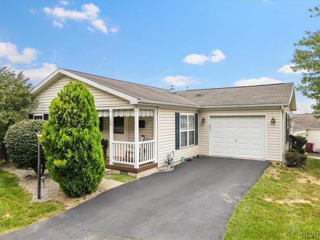 18 Abbey Road Easton, PA 18040 - Photo 24 of 30 a view of a house with a yard and garage