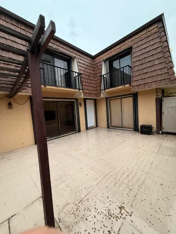 a view of front door