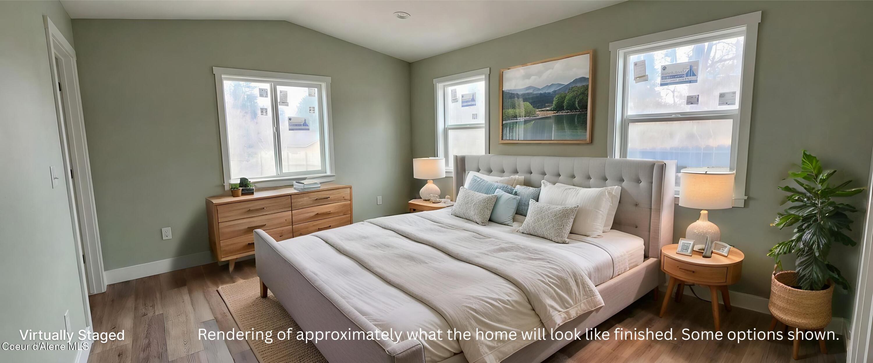 6180 Dallas Lane Bonners Ferry, ID 83805 - Photo 8 of 11 Master Bedroom Rendering_Staged_Final