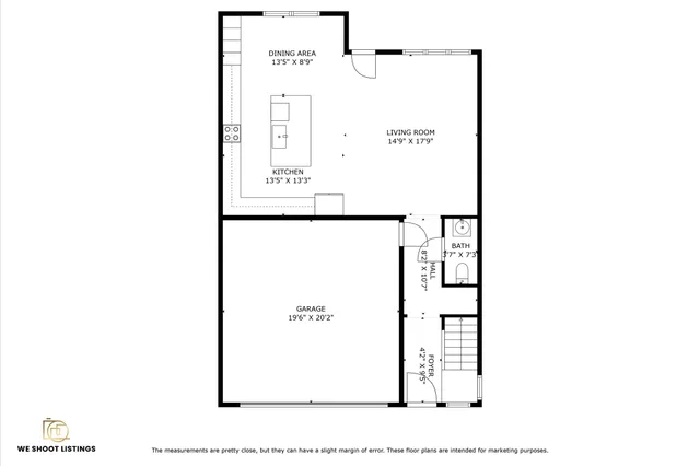 a picture of a room with a floor plan