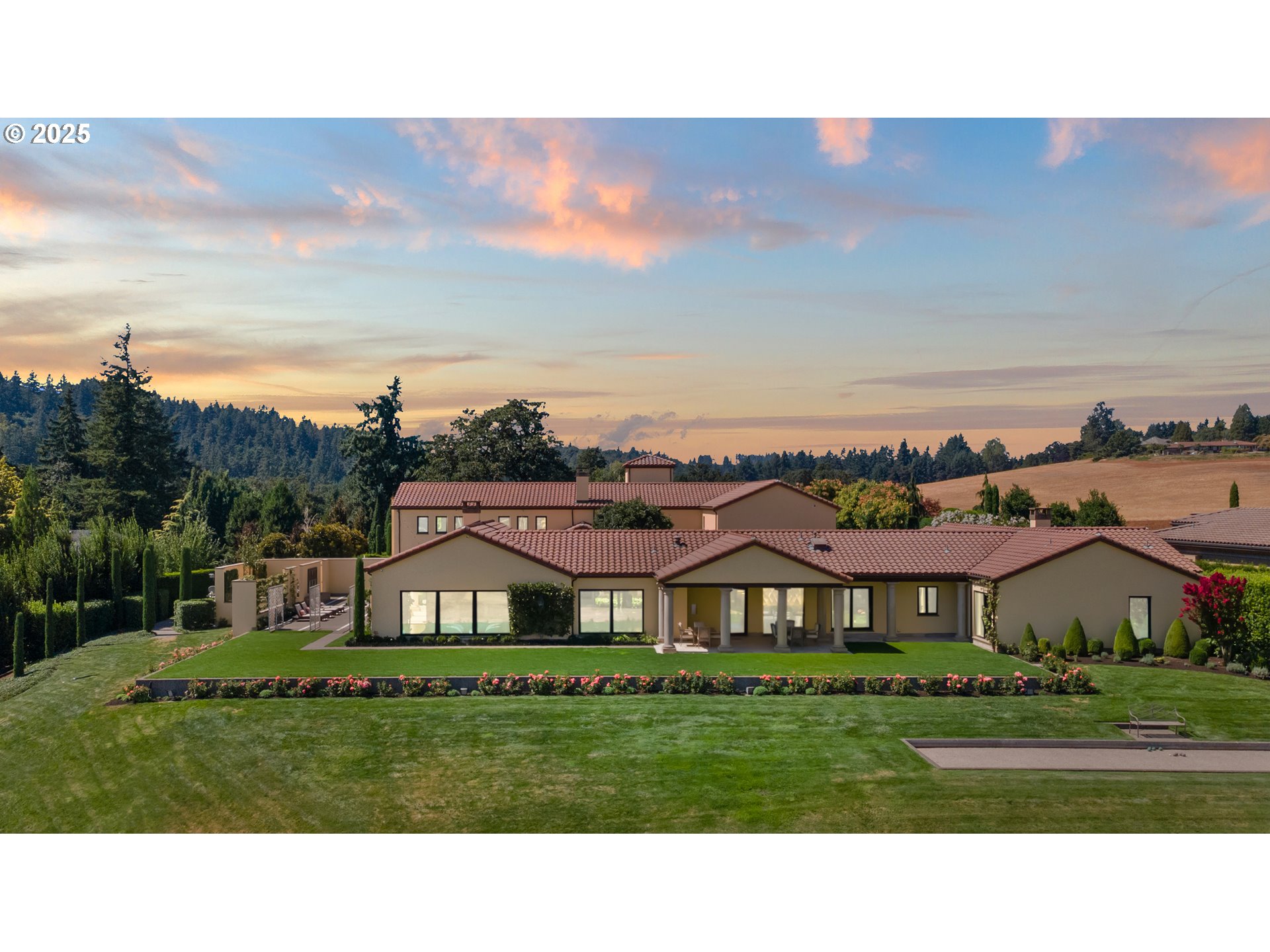8418 Valley Way Southeast Turner, OR 97392 - Photo 3 of 48 a black and white photo of a big yard