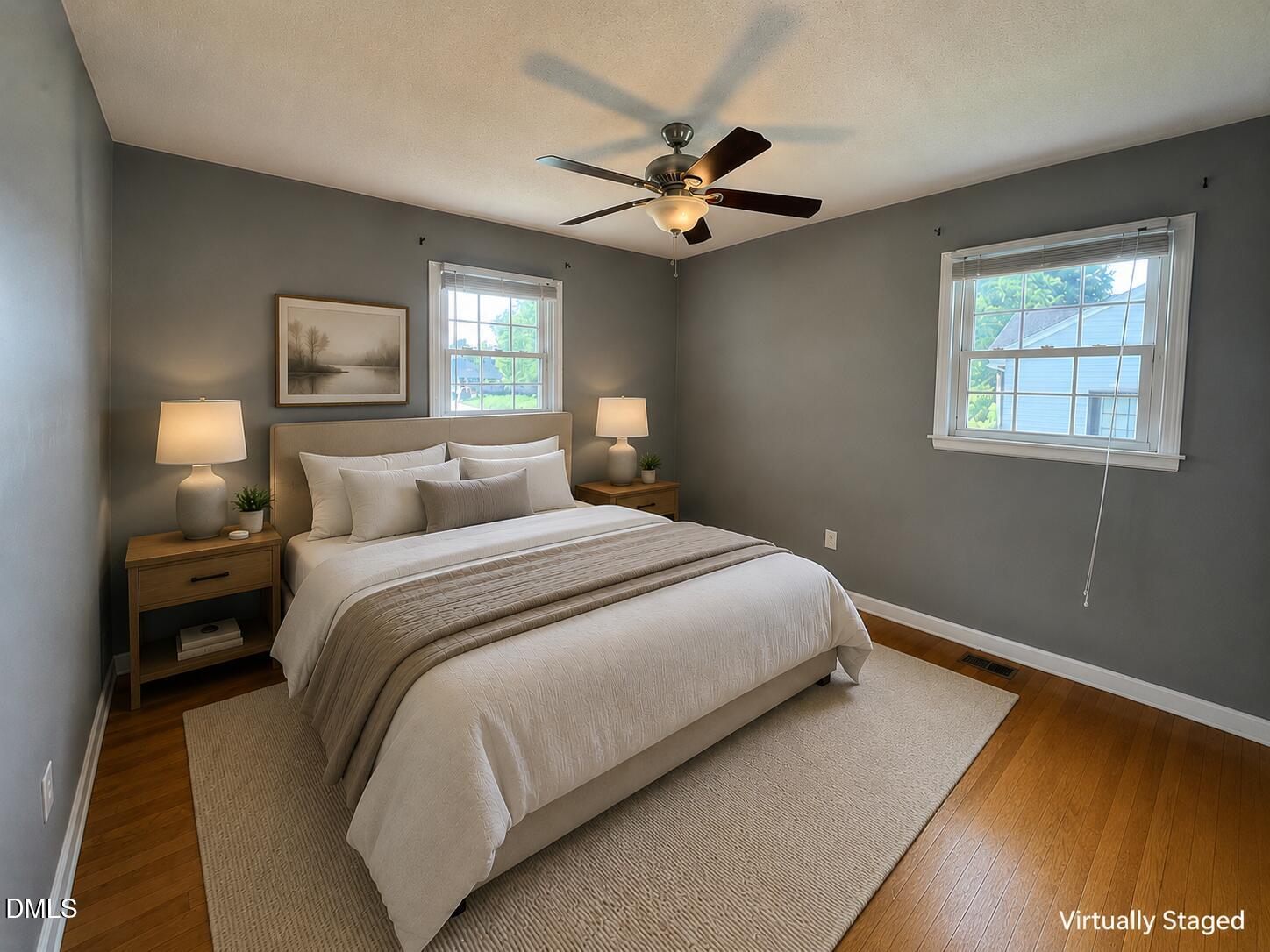 625 Keck Road Haw River, NC 27258 - Photo 6 of 15 Primary Bedroom with ceiling fan.