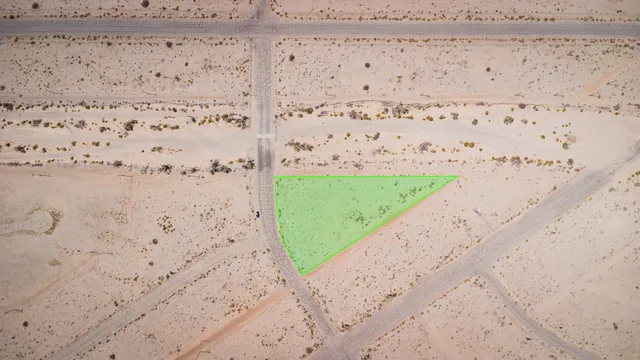 a view of a dry yard with wooden fence