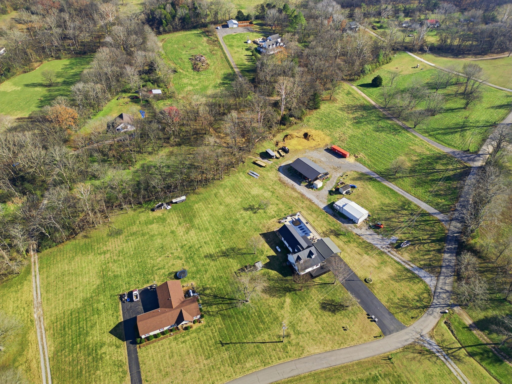 6117 Henry Gower Road Pleasant View, TN 37146 - Photo 45 of 61 an aerial view of residential houses with outdoor space