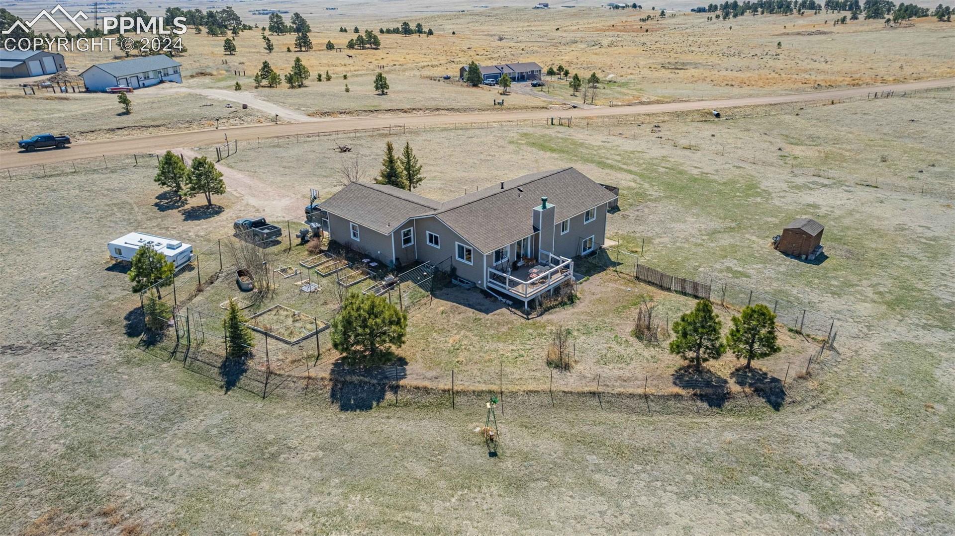 17650 Fremont Fort Road Peyton, CO 80831 - Photo 8 of 41 Check out those gardens