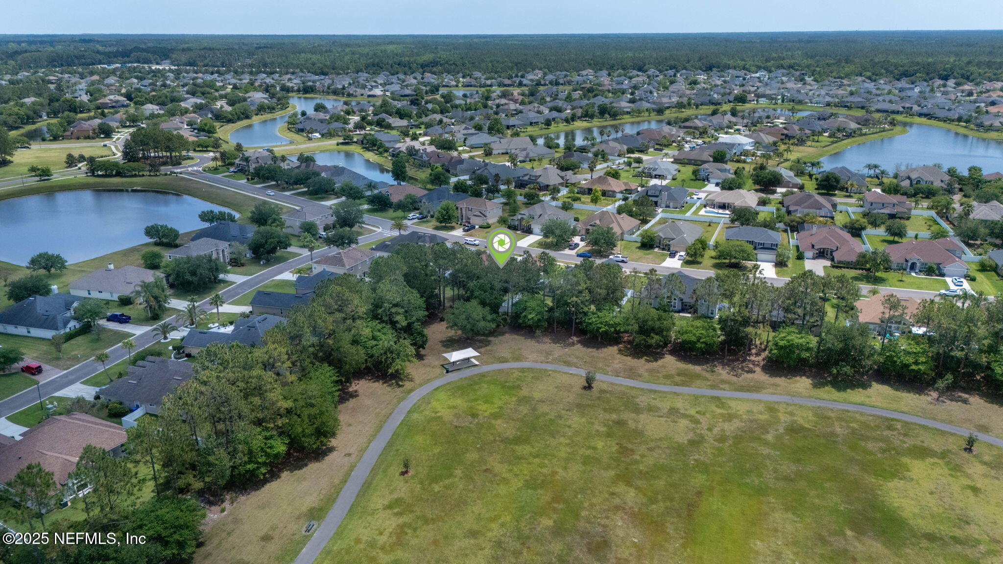 232 Porta Rosa Circle St. Augustine, FL 32092 - Photo 36 of 42 an aerial view of a house with a yard
