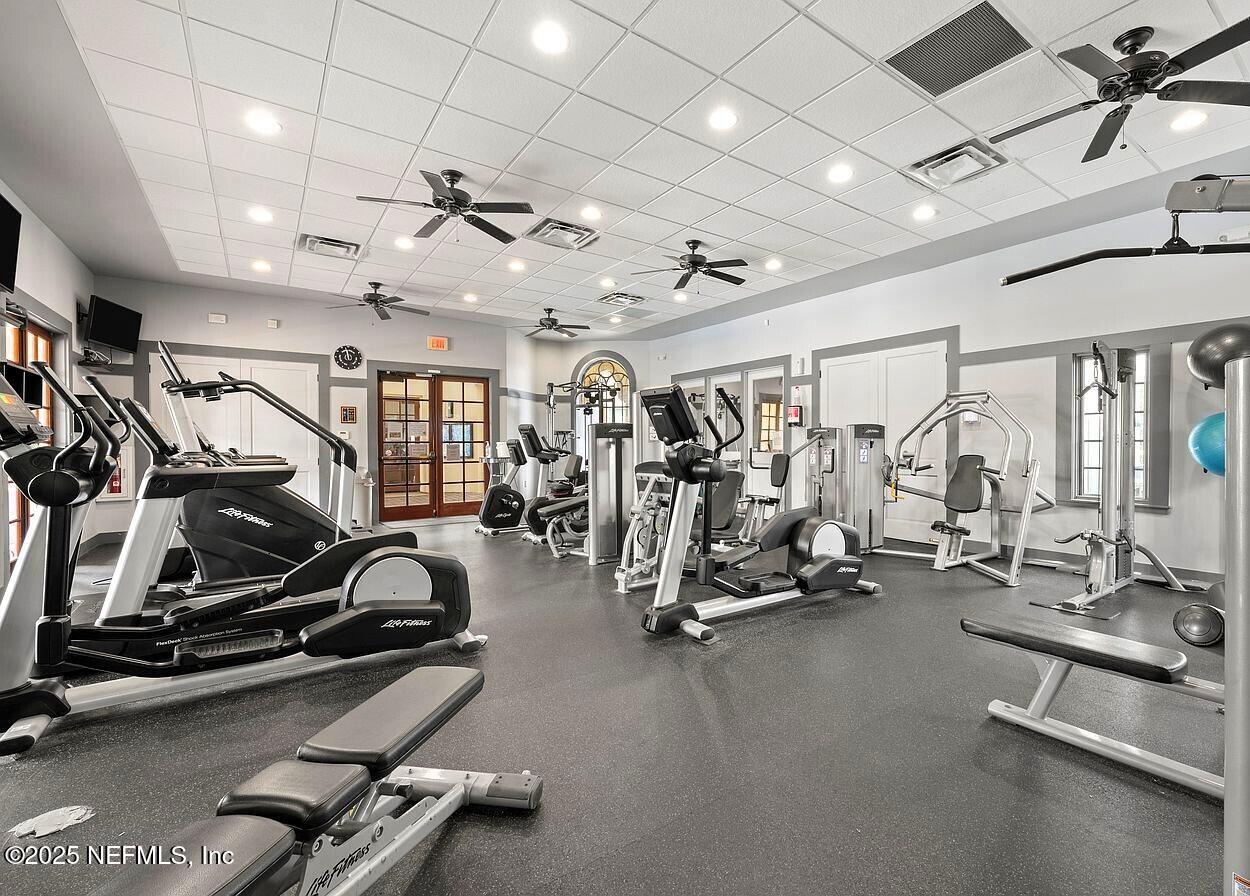 232 Porta Rosa Circle St. Augustine, FL 32092 - Photo 40 of 42 a view of a room with gym equipment