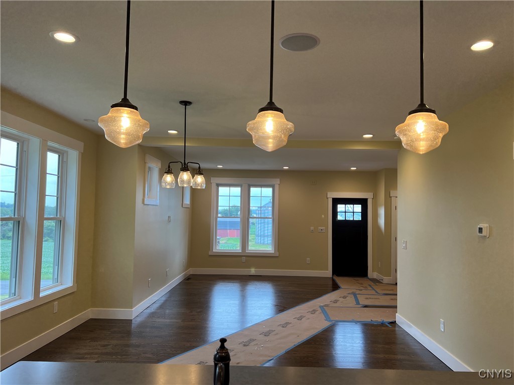 3817 Gully Road Skaneateles, NY 13152 - Photo 6 of 40 VIEW FROM KITCHEN TO DINING AND LIVING AREA