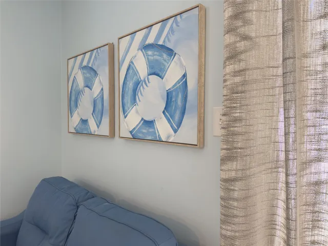 a view of painting with a painting on wall