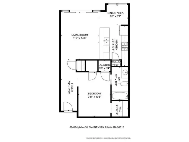 $239,900 | 384 Ralph McGill Boulevard Northeast, Unit 123, Atlanta, GA 30312