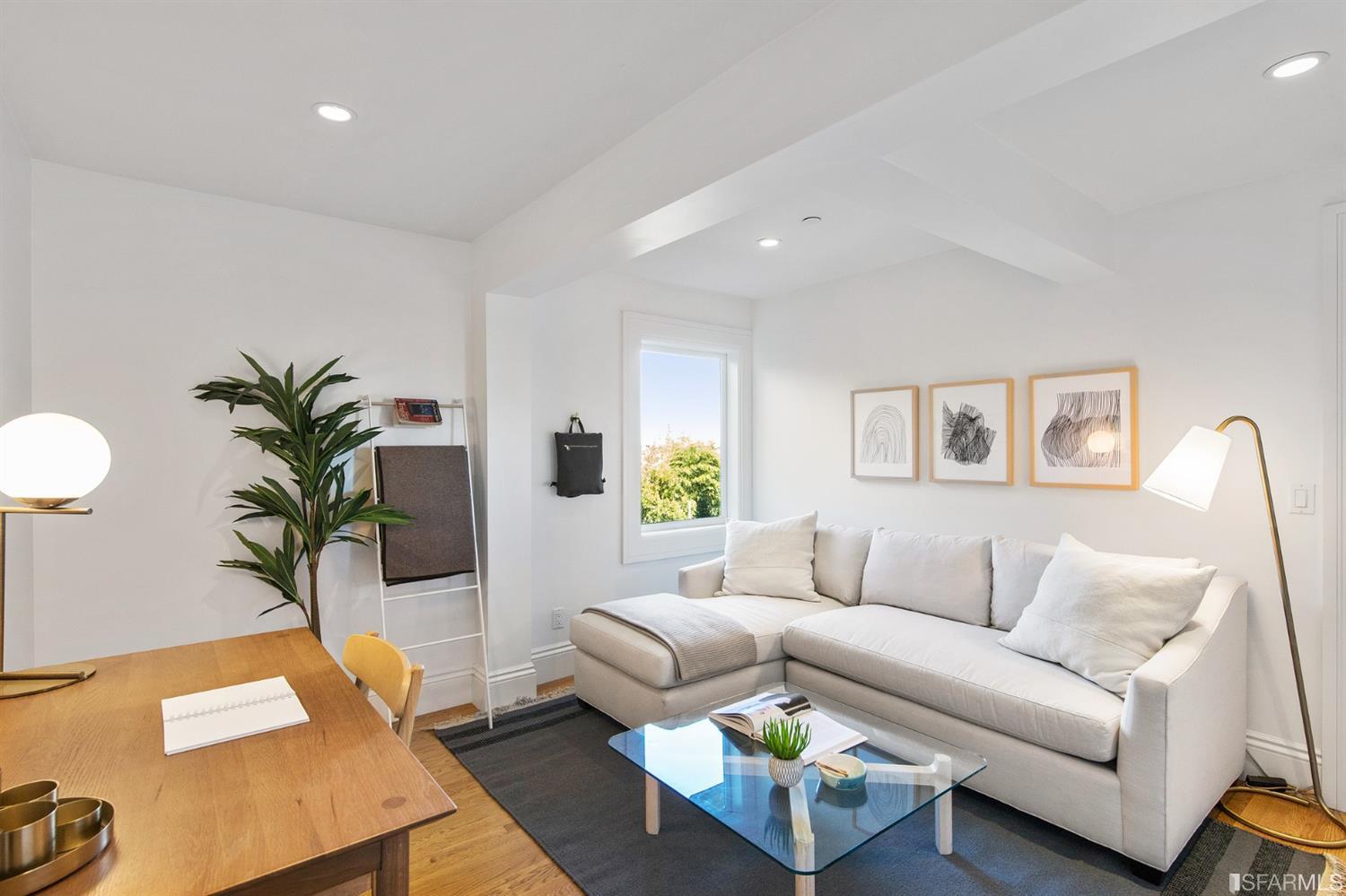2444 Broadway San Francisco, CA 94115 - Photo 37 of 57 a living room with furniture and a potted plant