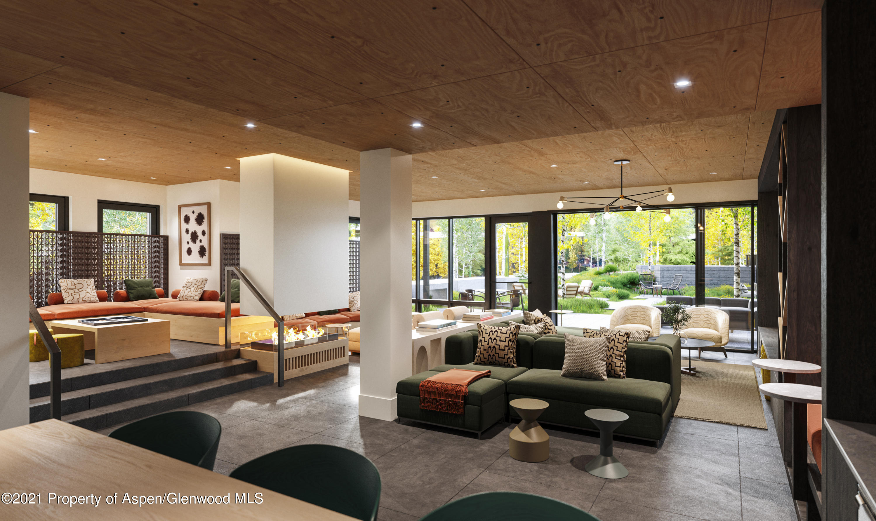 119 Wood Road, Unit 405 Snowmass Village, CO 81615 - Photo 5 of 8 Electric Pass Lodge_Electric Lounge