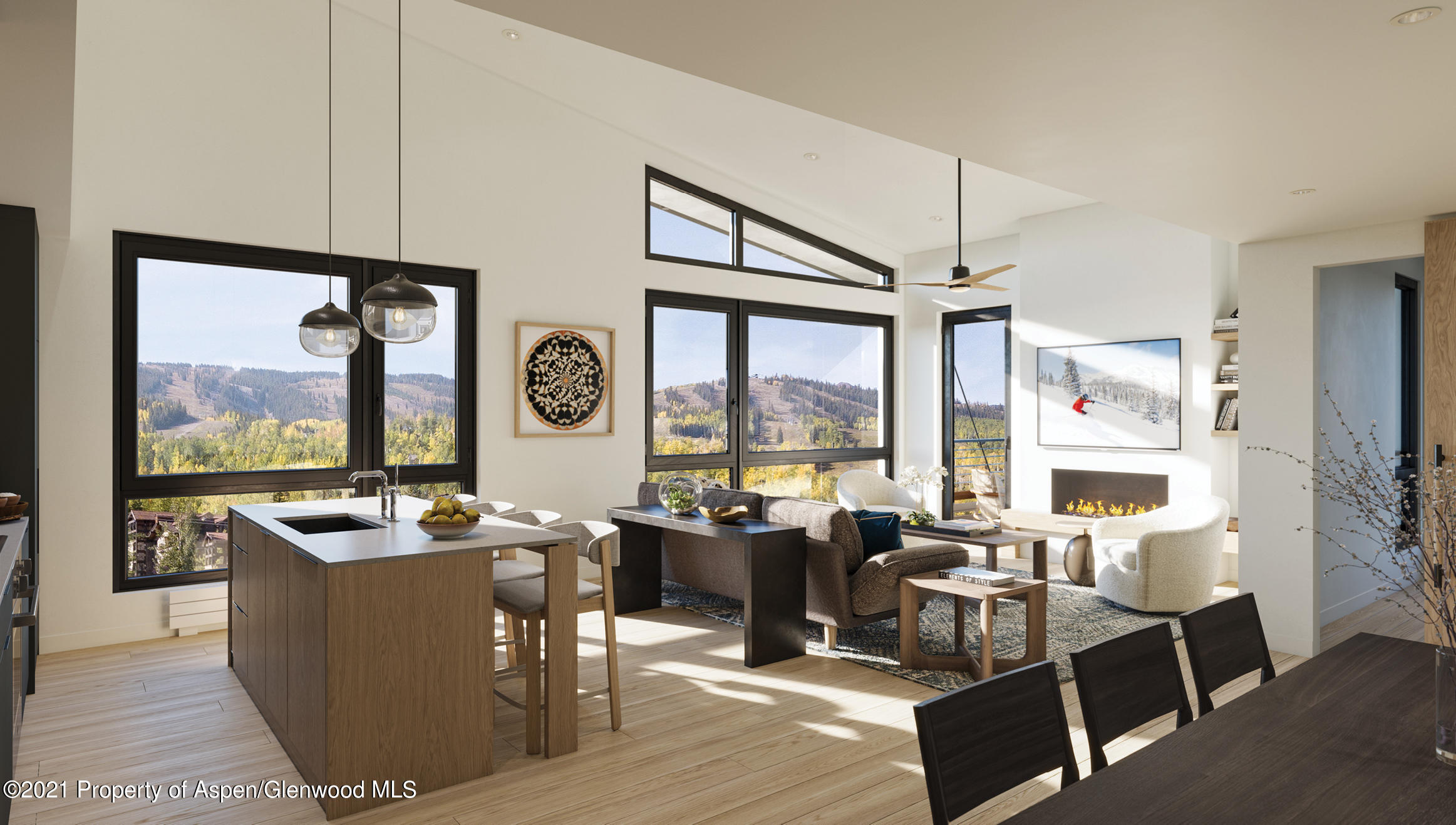 119 Wood Road, Unit 405 Snowmass Village, CO 81615 - Photo 6 of 8 Living Room