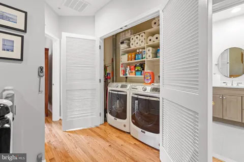 a room with storage and utility