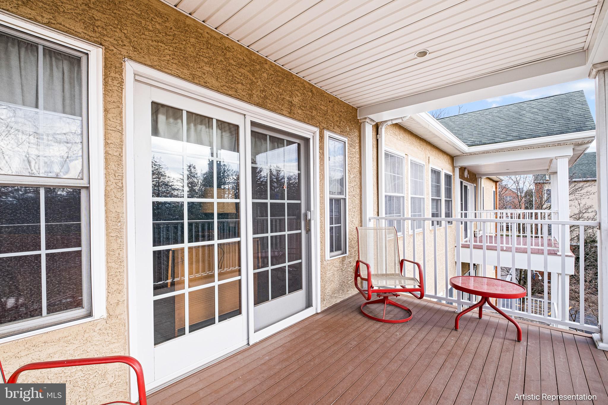 1515 Rockland Road, Unit 301 Wilmington, DE 19803 - Photo 23 of 49 a outdoor space with wooden floor and a window