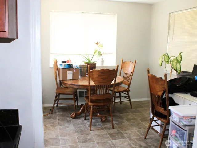 a room with furniture and window